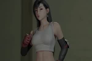 【final fantasy】蒂法 小调皮让m男好好爽爽  背景图片